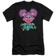 SESAME STREET : SCRIBBLE HEAD PREMUIM CANVAS ADULT SLIM FIT T-SHIRT 30\1 Black SM Online