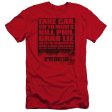 SHAUN OF THE DEAD : LIST PREMIUM CANVAS ADULT SLIM FIT T-SHIRT 30\1 RED XL Supply