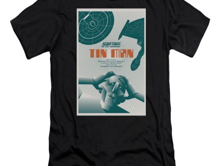 STAR TREK : THE NEXT GENERATION SEASON 3 EPISODE 20 PREMIUM CANVAS ADULT SLIM FIT T-SHIRT 30\1 BLACK 2X For Sale