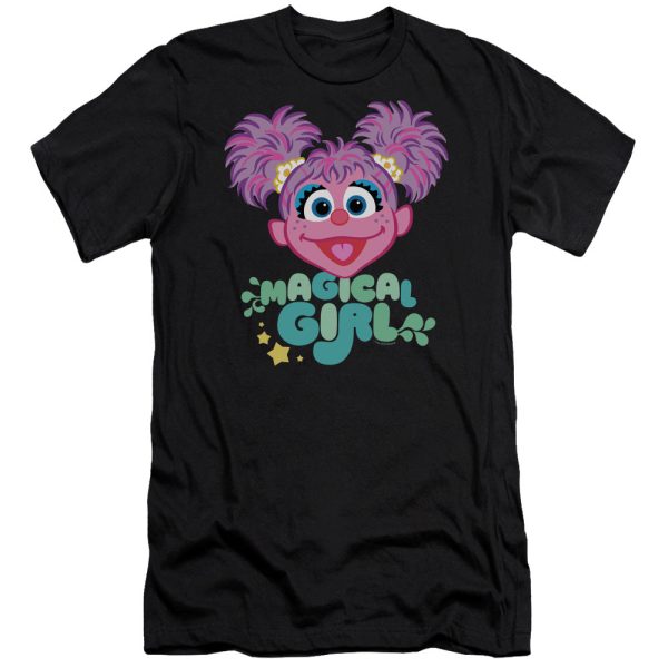 SESAME STREET : SCRIBBLE HEAD PREMUIM CANVAS ADULT SLIM FIT T-SHIRT 30\1 Black XL on Sale