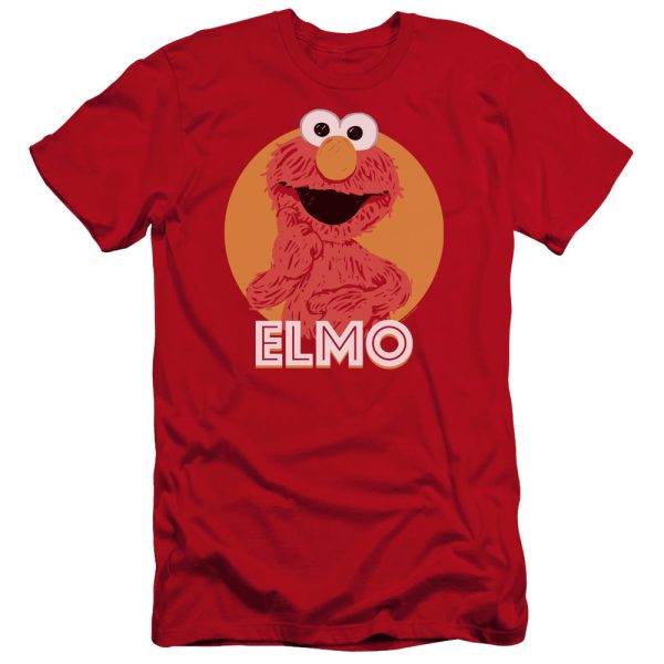 SESAME STREET : ELMO SCRIBBLE PREMIUM CANVAS ADULT SLIM FIT T-SHIRT 30\1 RED LG Online Sale