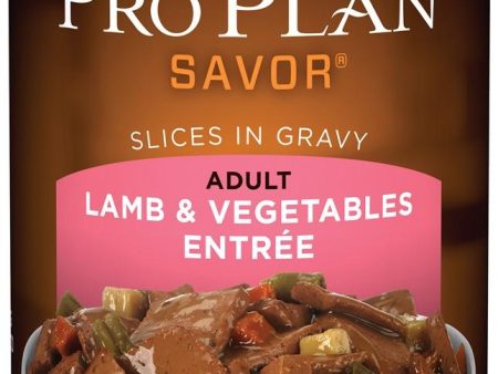 Purina Pro Plan Savor Adult Lamb & Vegetable Entree Canned Dog Food Online Sale