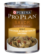 Purina Pro Plan SAVOR Adult Chicken & Vegetables Entrée Slices In Gravy Wet Dog Food Fashion