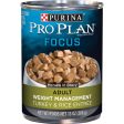 Purina Pro Plan Focus Adult Weight Management Turkey & Rice Entree Canned Dog Food For Cheap