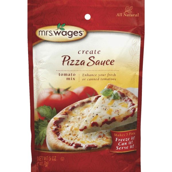 Mrs. Wages 5 Oz. Pizza Sauce Tomato Mix Discount