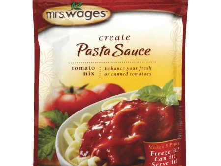 Mrs. Wages 5 Oz. Pasta Sauce Tomato Mix Online Hot Sale