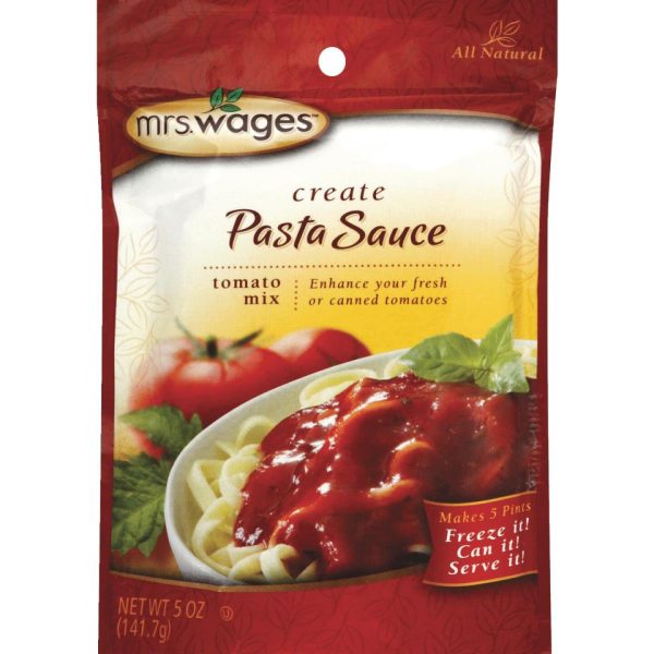 Mrs. Wages 5 Oz. Pasta Sauce Tomato Mix Online Hot Sale