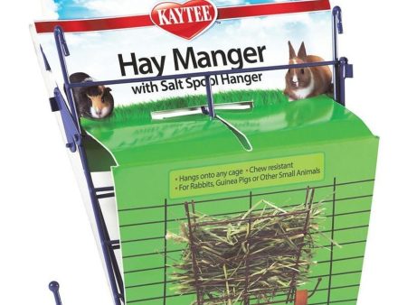 KAYTEE HAY MANGER FEEDER WITH SALT HANGER on Sale