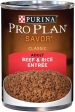 Purina Pro Plan Savor Adult Beef & Rice Entree Canned Dog Food For Sale