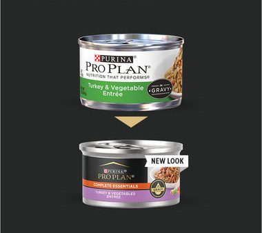 Purina Pro Plan Complete Essentials Turkey & Vegetables Entrée in Gravy Wet Cat Food For Cheap