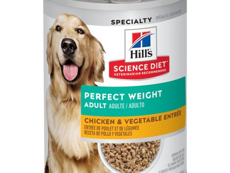 Hill s® Science Diet® Adult Perfect Weight Chicken & Vegetable Entrée dog food Online now