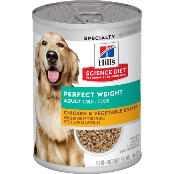 Hill s® Science Diet® Adult Perfect Weight Chicken & Vegetable Entrée dog food Online now