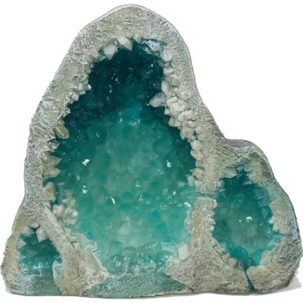 EXOTIC ENVIRONMENTS BLUE GLOW IN DARK GEODE STONE For Discount