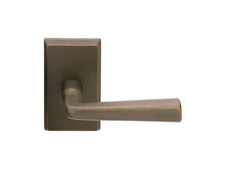 Emtek 7204CRLH Privacy , No.3 Rosette , Cimarron Lever , LH Fashion