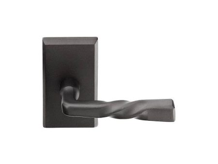 Emtek 7204MTRH Privacy , No.3 Rosette , Montrose Lever , RH Hot on Sale