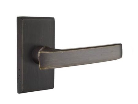 Emtek 7204YMLH Privacy , No.3 Rosette , Yuma Lever , LH Cheap